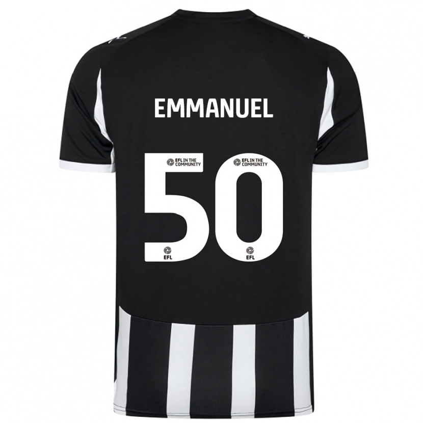 Danxen Herren Daniel Emmanuel #50 Schwarz Weiß Heimtrikot Trikot 2025/26 T-Shirt Schweiz
