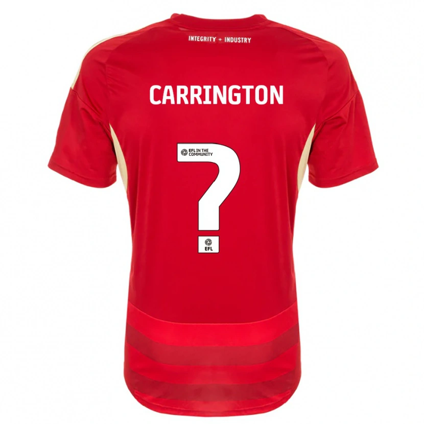Danxen Herren Abbie Carrington #0 Rot Weiß Heimtrikot Trikot 2025/26 T-Shirt Schweiz