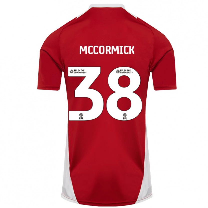 Danxen Herren Antony Mccormick #38 Rot Weiß Gold Heimtrikot Trikot 2025/26 T-Shirt Schweiz