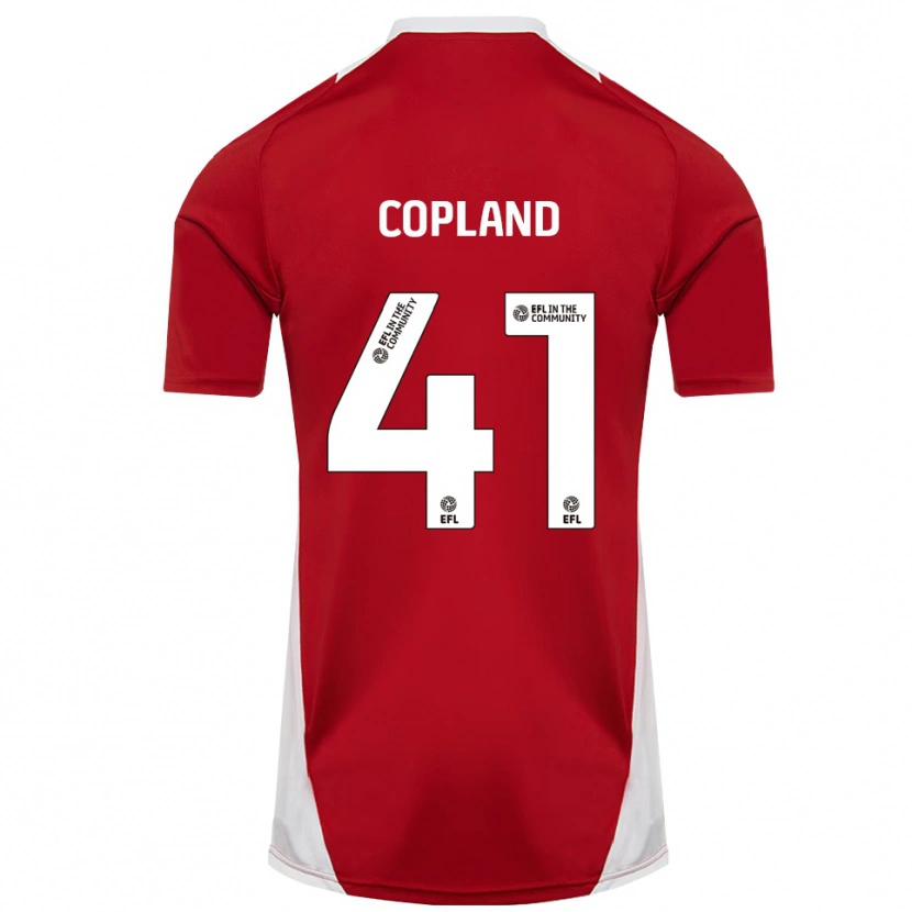 Danxen Herren Jack Copland #41 Rot Weiß Gold Heimtrikot Trikot 2025/26 T-Shirt Schweiz