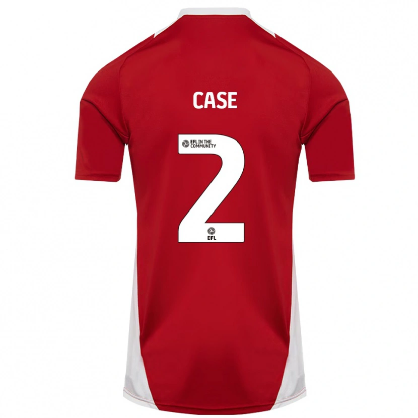 Danxen Herren Ollie Case #2 Rot Weiß Gold Heimtrikot Trikot 2025/26 T-Shirt Schweiz
