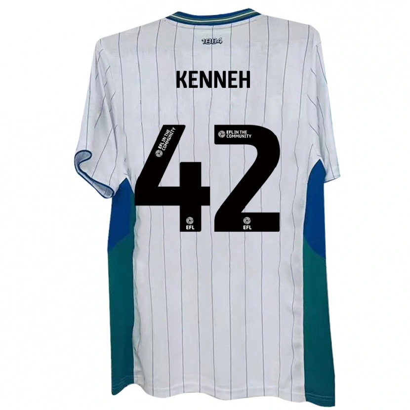 Danxen Herren Nohan Kenneh #42 Weiß Grün Blau Heimtrikot Trikot 2025/26 T-Shirt Schweiz