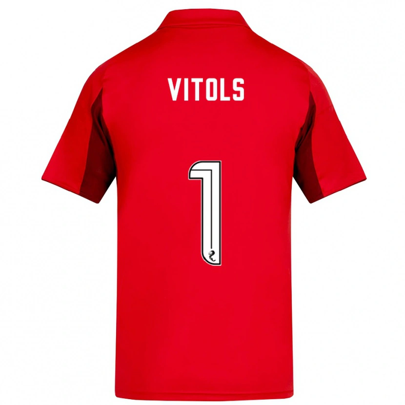 Danxen Herren Rodrigo Vitols #1 Rot Burgunderrot Heimtrikot Trikot 2025/26 T-Shirt Schweiz