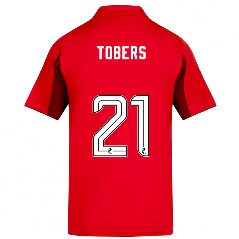 Danxen Herren Kristers Tobers #21 Rot Burgunderrot Heimtrikot Trikot 2025/26 T-Shirt Schweiz