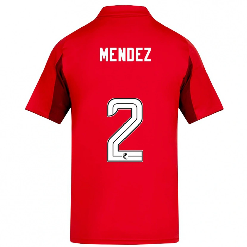 Danxen Herren Alix Mendez #2 Rot Burgunderrot Heimtrikot Trikot 2025/26 T-Shirt Schweiz