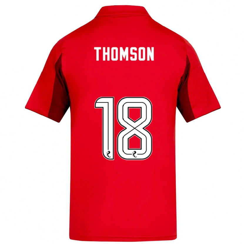 Danxen Herren Eva Thomson #18 Rot Burgunderrot Heimtrikot Trikot 2025/26 T-Shirt Schweiz