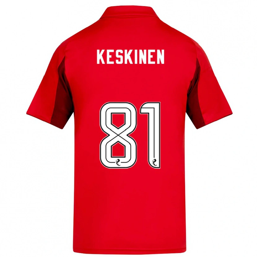 Danxen Herren Topi Keskinen #81 Rot Burgunderrot Heimtrikot Trikot 2025/26 T-Shirt Schweiz