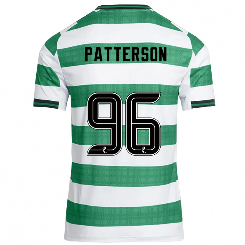 Danxen Herren Cameron Patterson #96 Grün Weiß Heimtrikot Trikot 2025/26 T-Shirt Schweiz