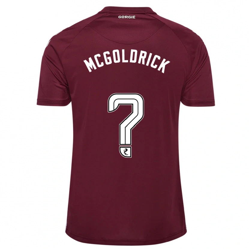Danxen Herren Zac Mcgoldrick #0 Burgunderrot Weiß Heimtrikot Trikot 2025/26 T-Shirt Schweiz