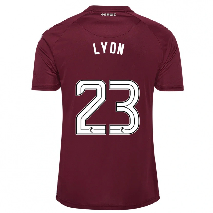 Danxen Herren Jack Lyon #23 Burgunderrot Weiß Heimtrikot Trikot 2025/26 T-Shirt Schweiz