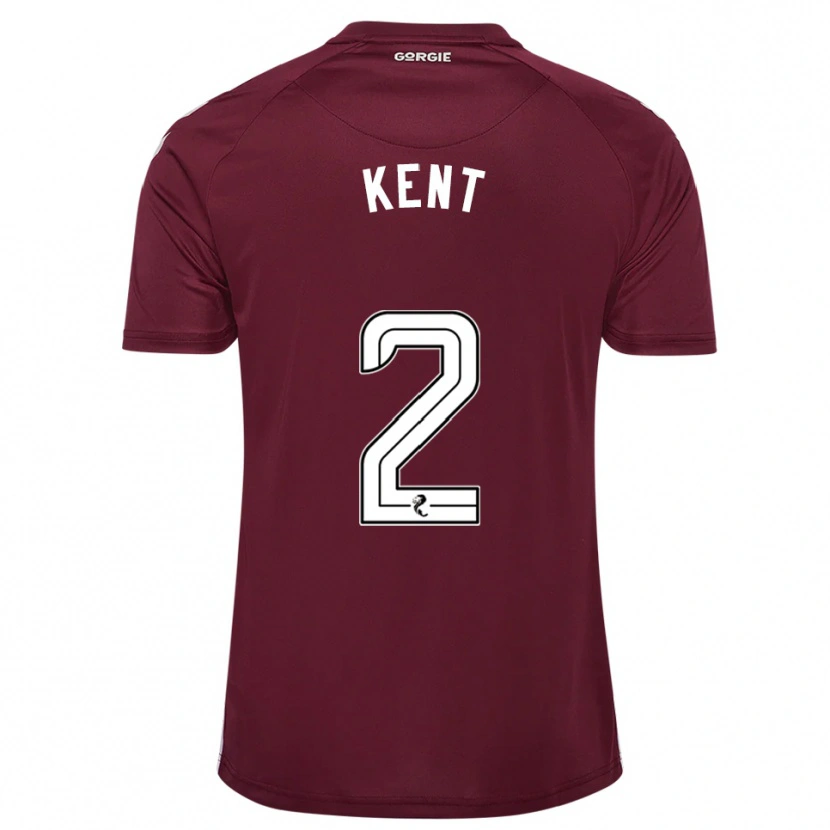 Danxen Herren Frankie Kent #2 Burgunderrot Weiß Heimtrikot Trikot 2025/26 T-Shirt Schweiz
