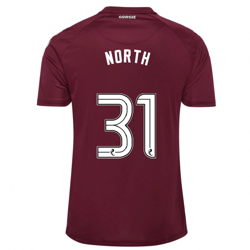 Danxen Herren Tommy North #31 Burgunderrot Weiß Heimtrikot Trikot 2025/26 T-Shirt Schweiz