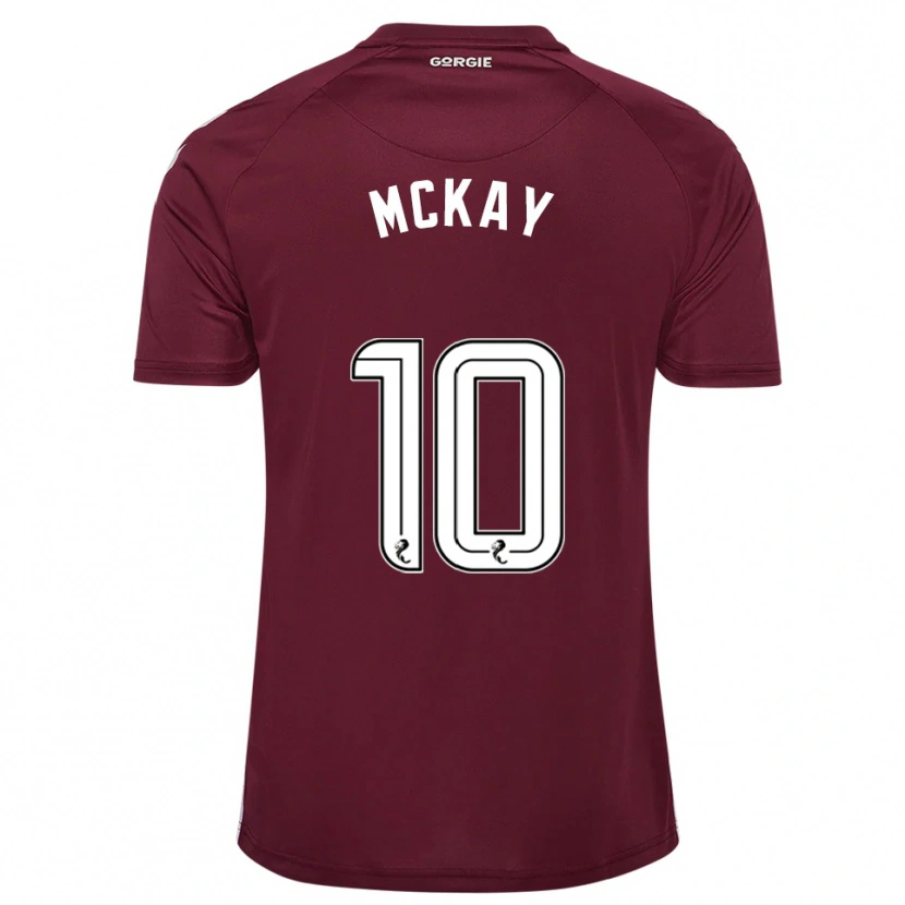 Danxen Herren Barrie Mckay #10 Burgunderrot Weiß Heimtrikot Trikot 2025/26 T-Shirt Schweiz