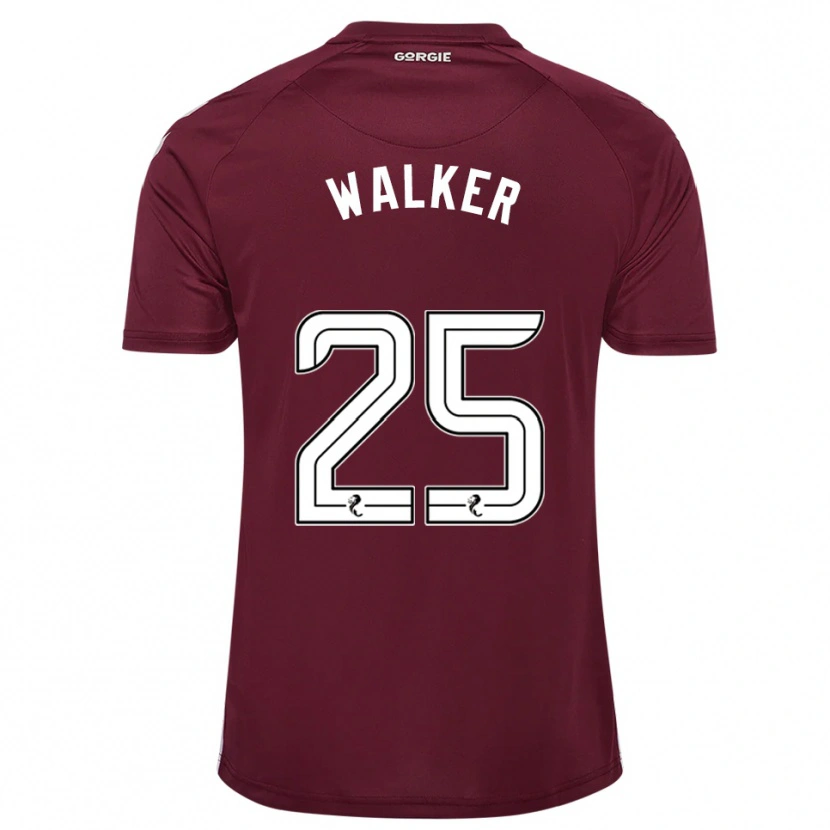 Danxen Herren Liam Walker #25 Burgunderrot Weiß Heimtrikot Trikot 2025/26 T-Shirt Schweiz