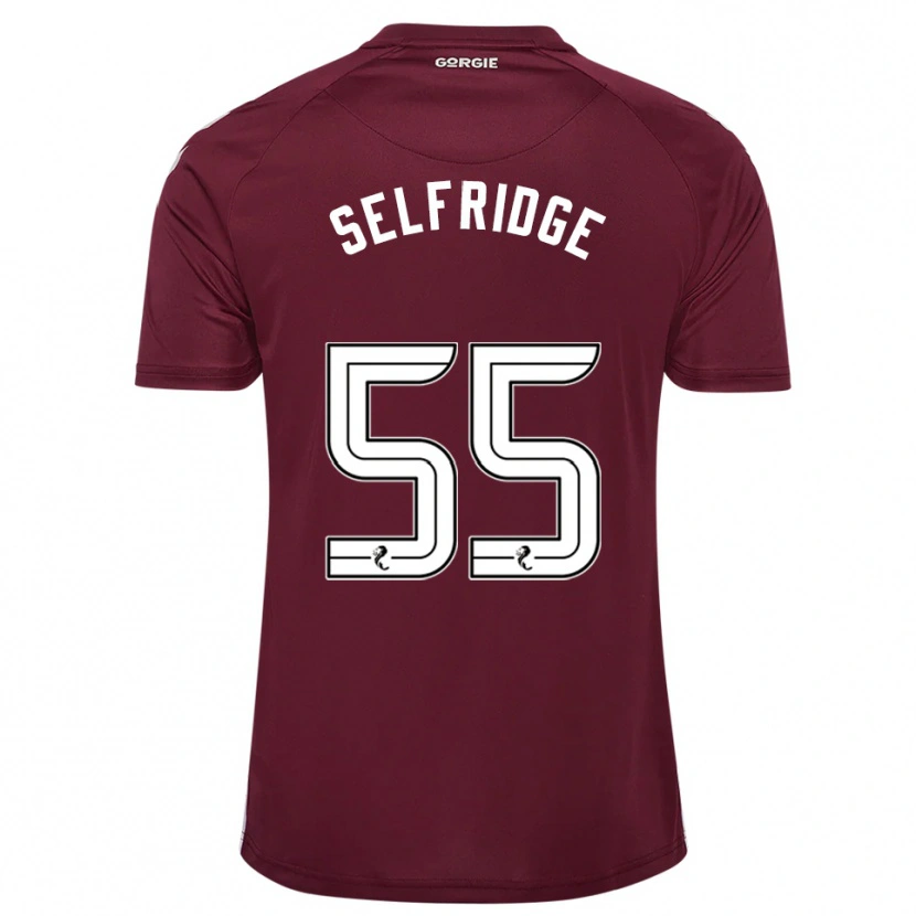 Danxen Herren Louis Selfridge #55 Burgunderrot Weiß Heimtrikot Trikot 2025/26 T-Shirt Schweiz