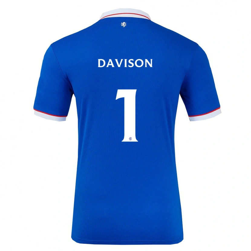 Danxen Herren Hannah Davison #1 Blau Weiß Heimtrikot Trikot 2025/26 T-Shirt Schweiz