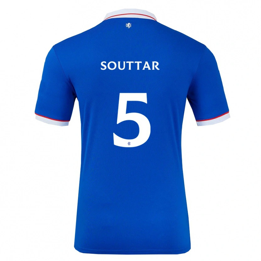 Danxen Herren John Souttar #5 Blau Weiß Heimtrikot Trikot 2025/26 T-Shirt Schweiz