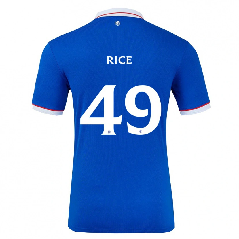Danxen Herren Bailey Rice #49 Blau Weiß Heimtrikot Trikot 2025/26 T-Shirt Schweiz