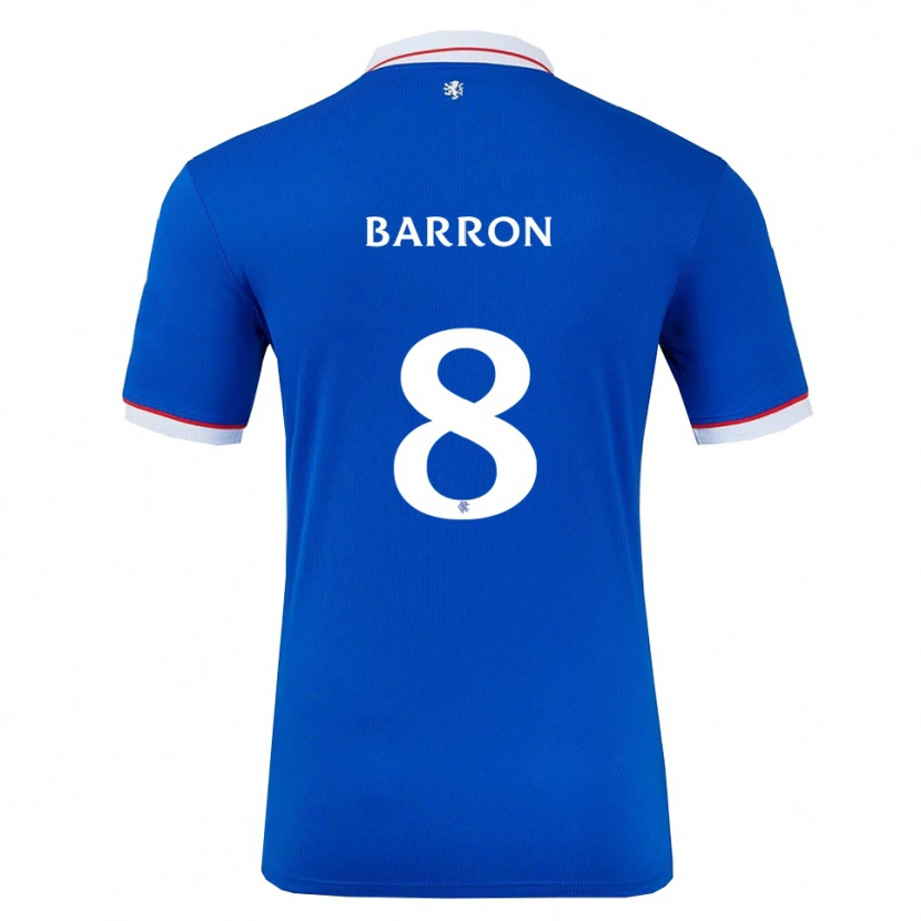 Danxen Herren Connor Barron #8 Blau Weiß Heimtrikot Trikot 2025/26 T-Shirt Schweiz