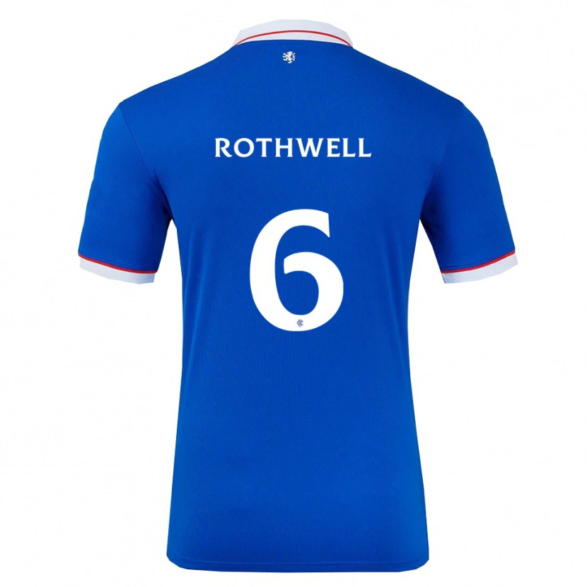 Danxen Herren Joe Rothwell #6 Blau Weiß Heimtrikot Trikot 2025/26 T-Shirt Schweiz