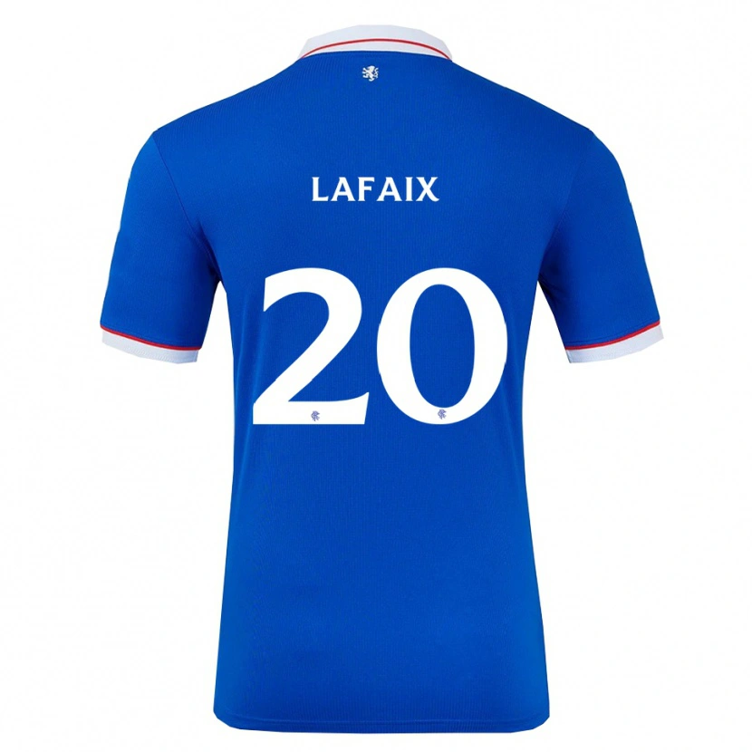 Danxen Herren Camille Lafaix #20 Blau Weiß Heimtrikot Trikot 2025/26 T-Shirt Schweiz