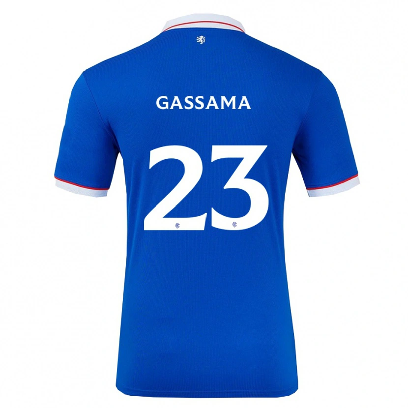 Danxen Herren Djeidi Gassama #23 Blau Weiß Heimtrikot Trikot 2025/26 T-Shirt Schweiz