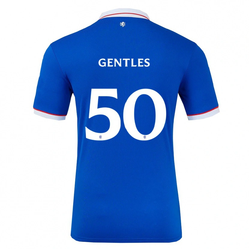 Danxen Herren Josh Gentles #50 Blau Weiß Heimtrikot Trikot 2025/26 T-Shirt Schweiz