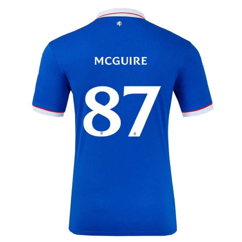 Danxen Herren Rydnn Mcguire #87 Blau Weiß Heimtrikot Trikot 2025/26 T-Shirt Schweiz