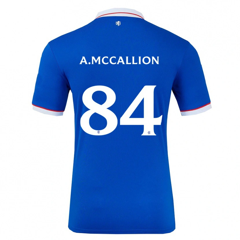 Danxen Herren Aiden Mccallion #84 Blau Weiß Heimtrikot Trikot 2025/26 T-Shirt Schweiz