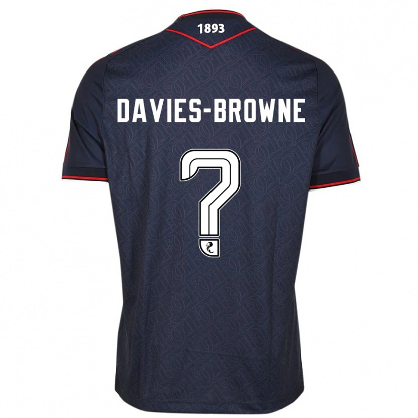 Danxen Herren Tobias Davies-Browne #0 Marine Weiß Heimtrikot Trikot 2025/26 T-Shirt Schweiz