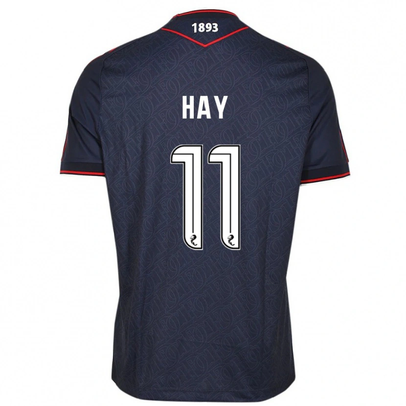 Danxen Herren Ashley Hay #11 Marine Weiß Heimtrikot Trikot 2025/26 T-Shirt Schweiz