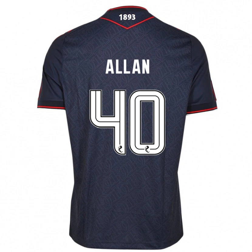 Danxen Herren Finlay Allan #40 Marine Weiß Heimtrikot Trikot 2025/26 T-Shirt Schweiz