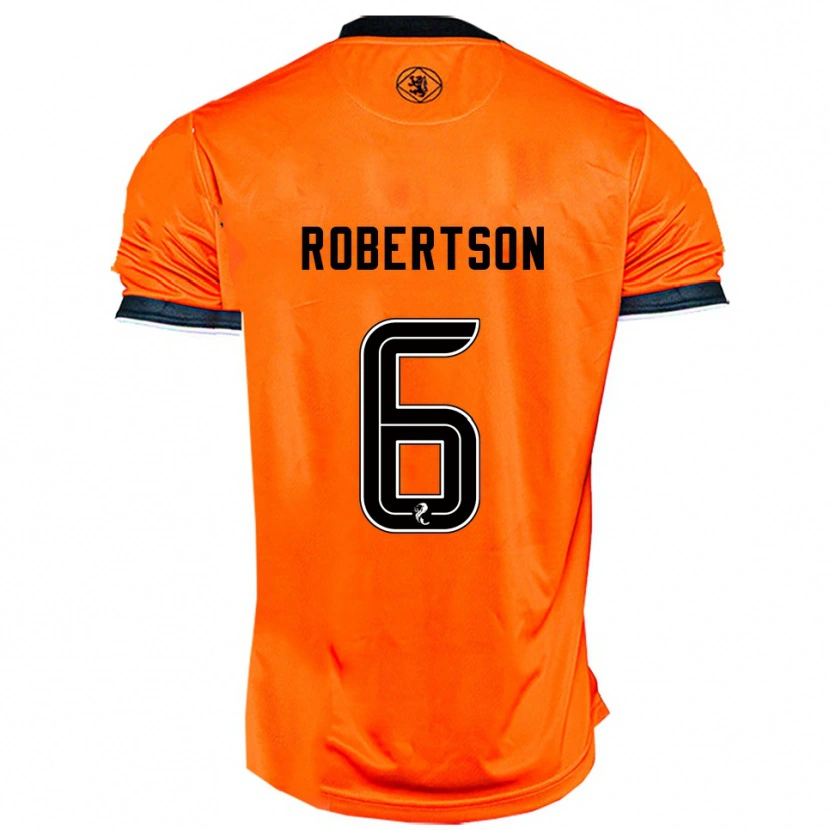 Danxen Herren Ashley Robertson #6 Orange Schwarz Heimtrikot Trikot 2025/26 T-Shirt Schweiz