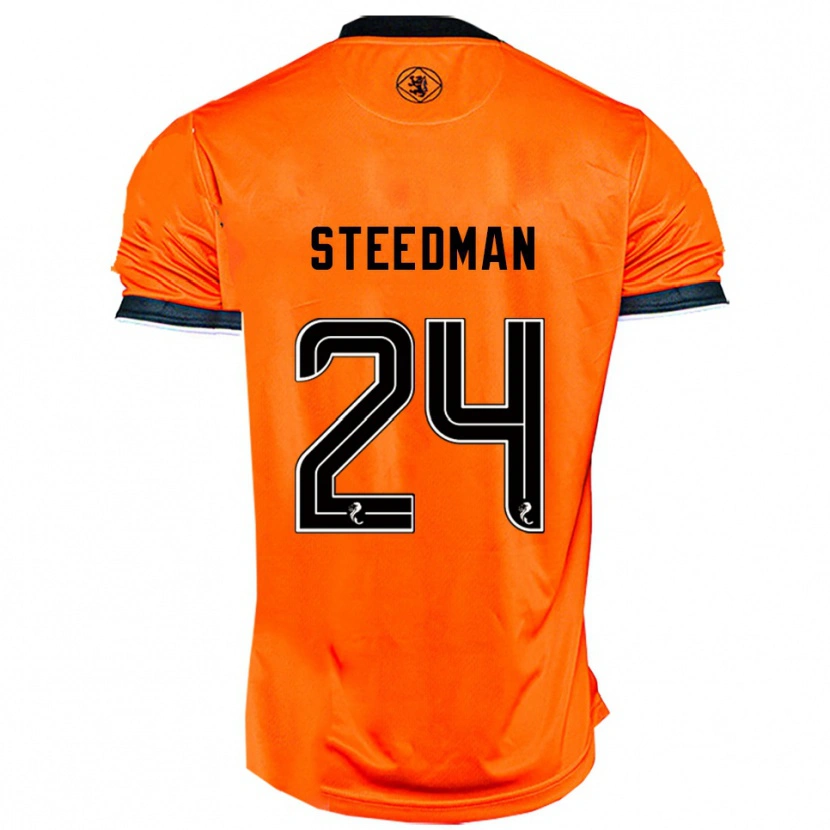 Danxen Herren Laura Steedman #24 Orange Schwarz Heimtrikot Trikot 2025/26 T-Shirt Schweiz