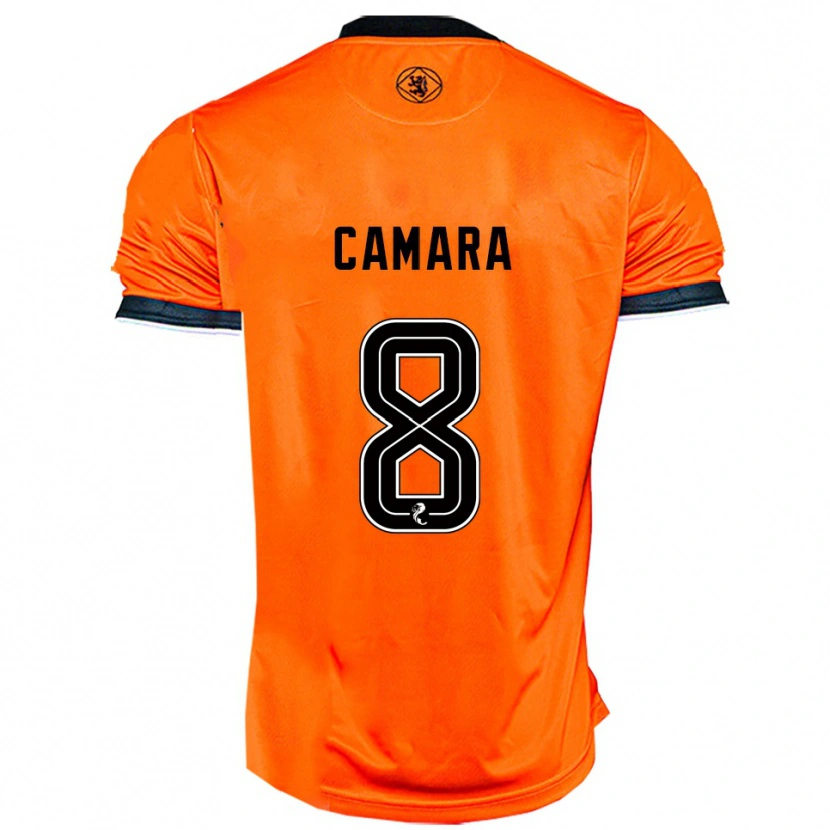 Danxen Herren Panutche Camara #8 Orange Schwarz Heimtrikot Trikot 2025/26 T-Shirt Schweiz