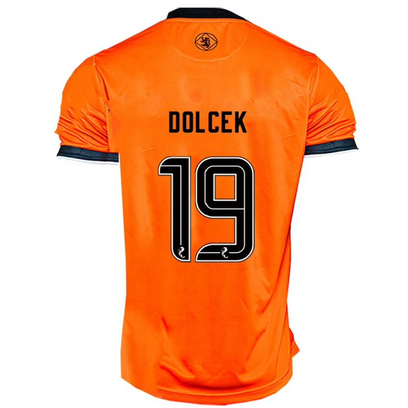 Danxen Herren Ivan Dolcek #19 Orange Schwarz Heimtrikot Trikot 2025/26 T-Shirt Schweiz