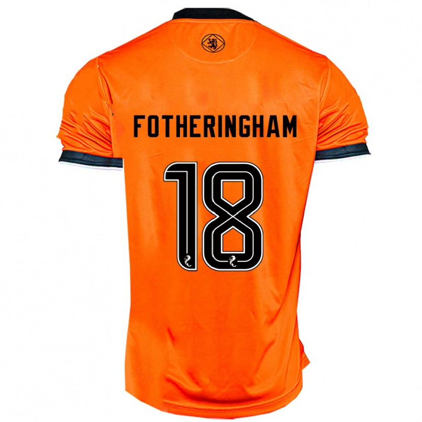 Danxen Herren Kai Fotheringham #18 Orange Schwarz Heimtrikot Trikot 2025/26 T-Shirt Schweiz