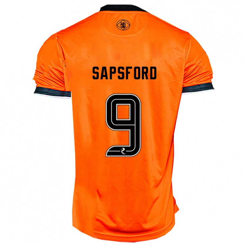 Danxen Herren Zachary Sapsford #9 Orange Schwarz Heimtrikot Trikot 2025/26 T-Shirt Schweiz