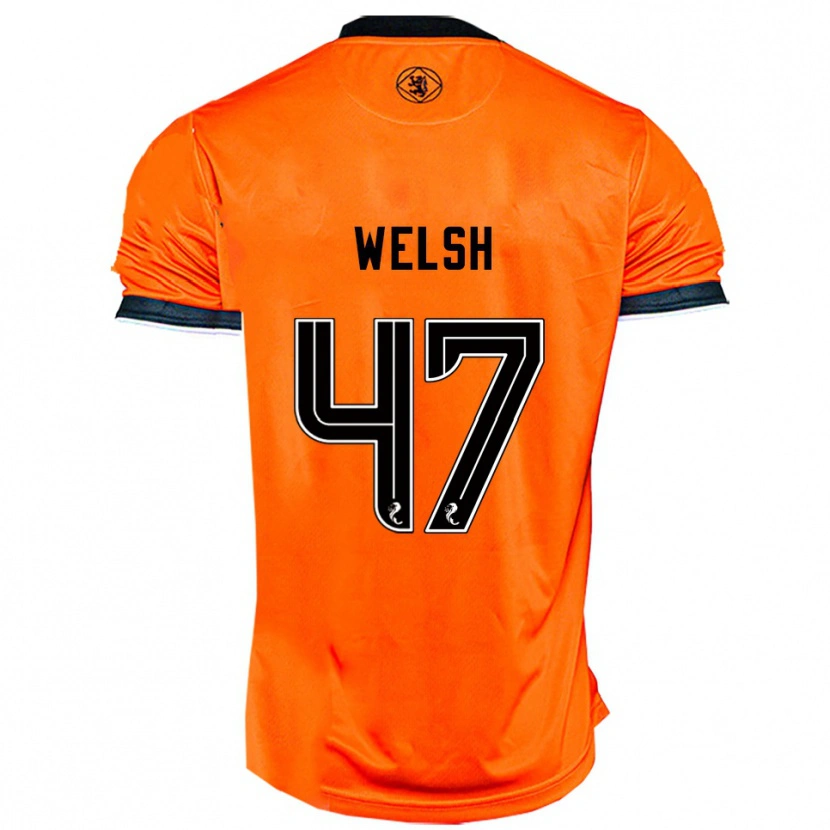 Danxen Herren Harry Welsh #47 Orange Schwarz Heimtrikot Trikot 2025/26 T-Shirt Schweiz