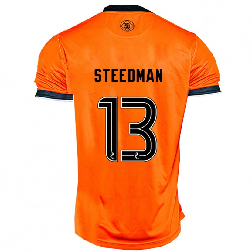 Danxen Herren Morgan Steedman #13 Orange Schwarz Heimtrikot Trikot 2025/26 T-Shirt Schweiz