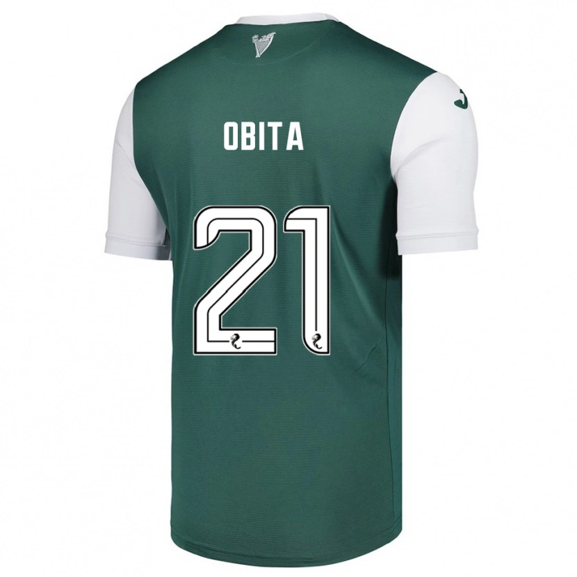 Danxen Herren Jordan Obita #21 Grün Weiß Heimtrikot Trikot 2025/26 T-Shirt Schweiz