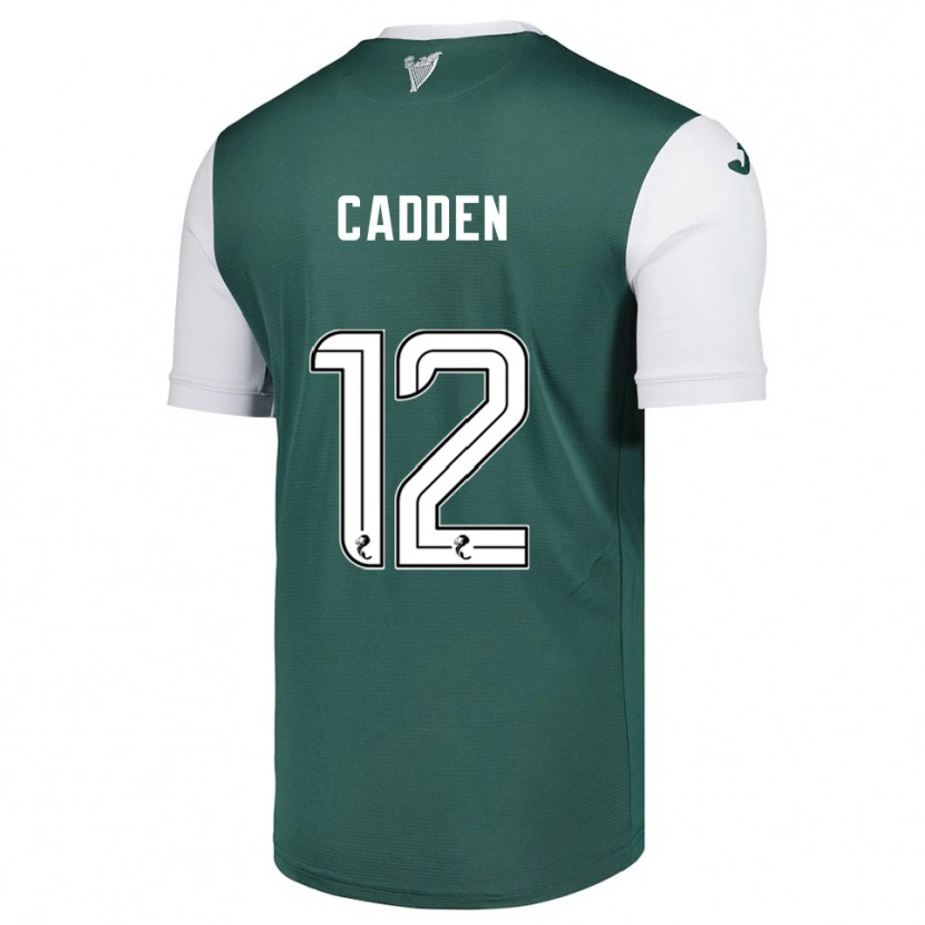 Danxen Herren Chris Cadden #12 Grün Weiß Heimtrikot Trikot 2025/26 T-Shirt Schweiz