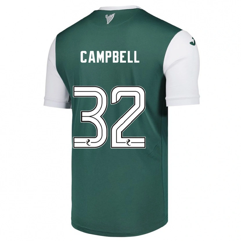 Danxen Herren Josh Campbell #32 Grün Weiß Heimtrikot Trikot 2025/26 T-Shirt Schweiz