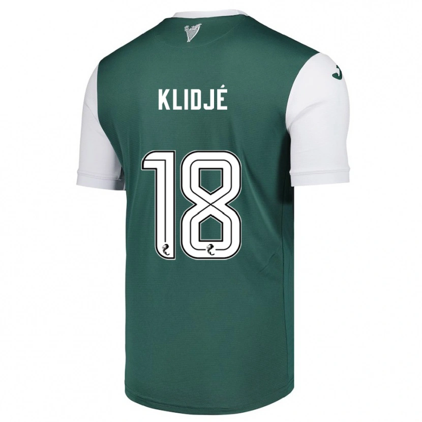 Danxen Herren Thibault Klidjé #18 Grün Weiß Heimtrikot Trikot 2025/26 T-Shirt Schweiz