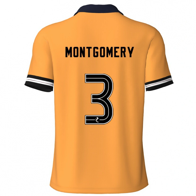 Danxen Herren Adam Montgomery #3 Gelb Schwarz Heimtrikot Trikot 2025/26 T-Shirt Schweiz