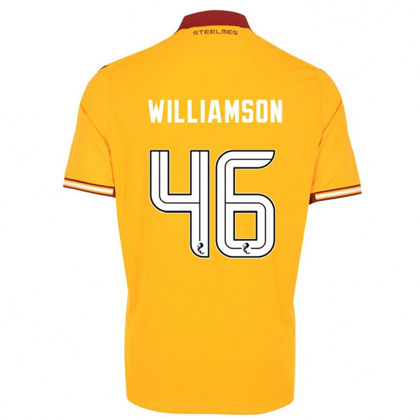 Danxen Herren Scott Williamson #46 Gelb Burgunderrot Heimtrikot Trikot 2025/26 T-Shirt Schweiz