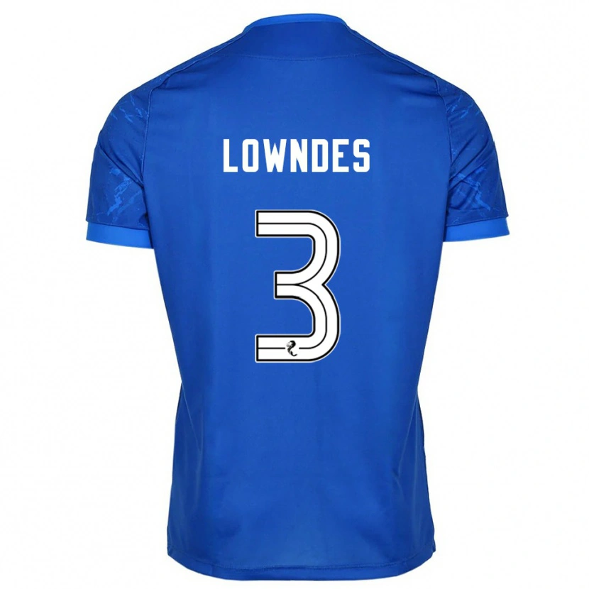 Danxen Herren Thomas Lowndes #3 Blau Weiß Heimtrikot Trikot 2025/26 T-Shirt Schweiz