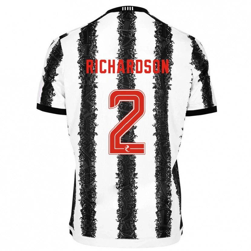 Danxen Herren Jayden Richardson #2 Weiß Schwarz Heimtrikot Trikot 2025/26 T-Shirt Schweiz