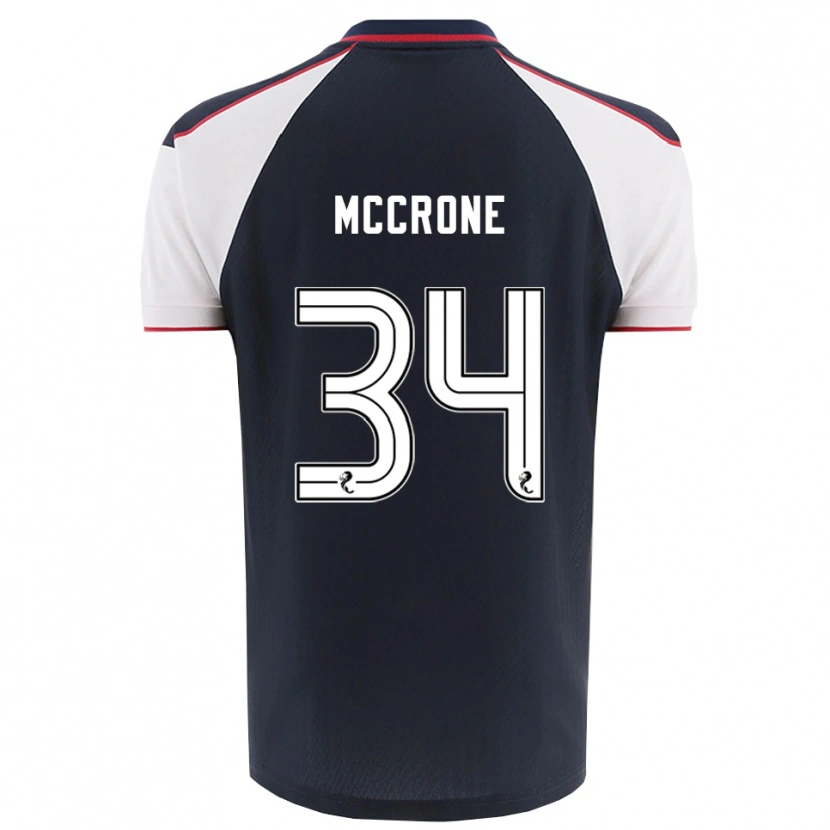 Danxen Herren Caelan Mccrone #34 Marine Weiß Heimtrikot Trikot 2025/26 T-Shirt Schweiz