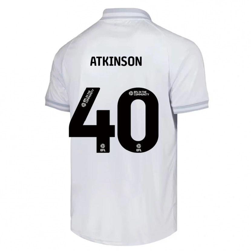 Danxen Herren Aaron Atkinson #40 Weiß Grau Schwarz Auswärtstrikot Trikot 2025/26 T-Shirt Schweiz